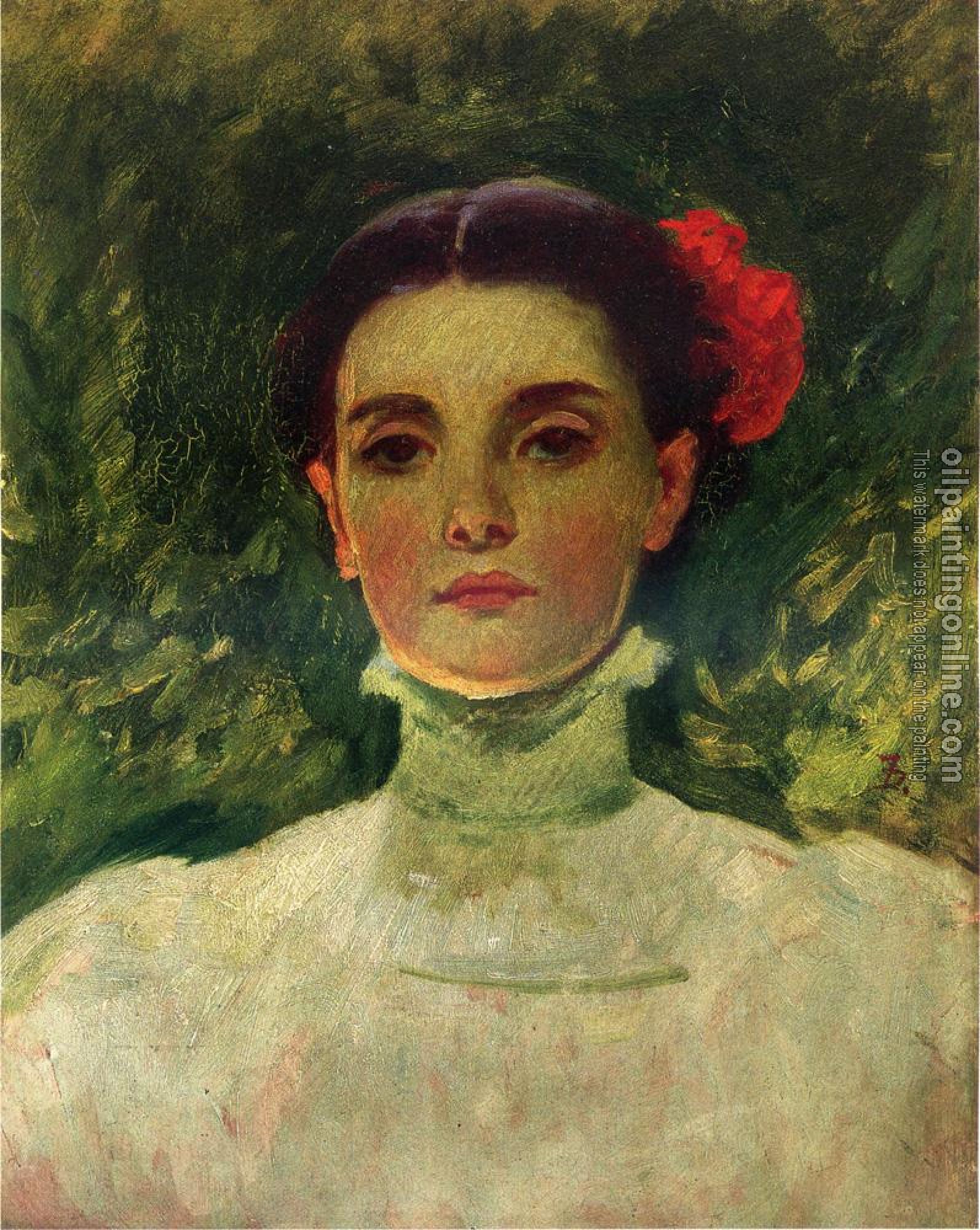 Frank Duveneck - Portrait of Maggie Wilson